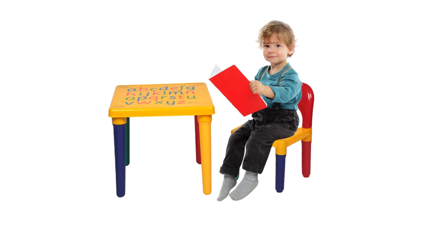 NNEOBA Children Letter Table Chair Set