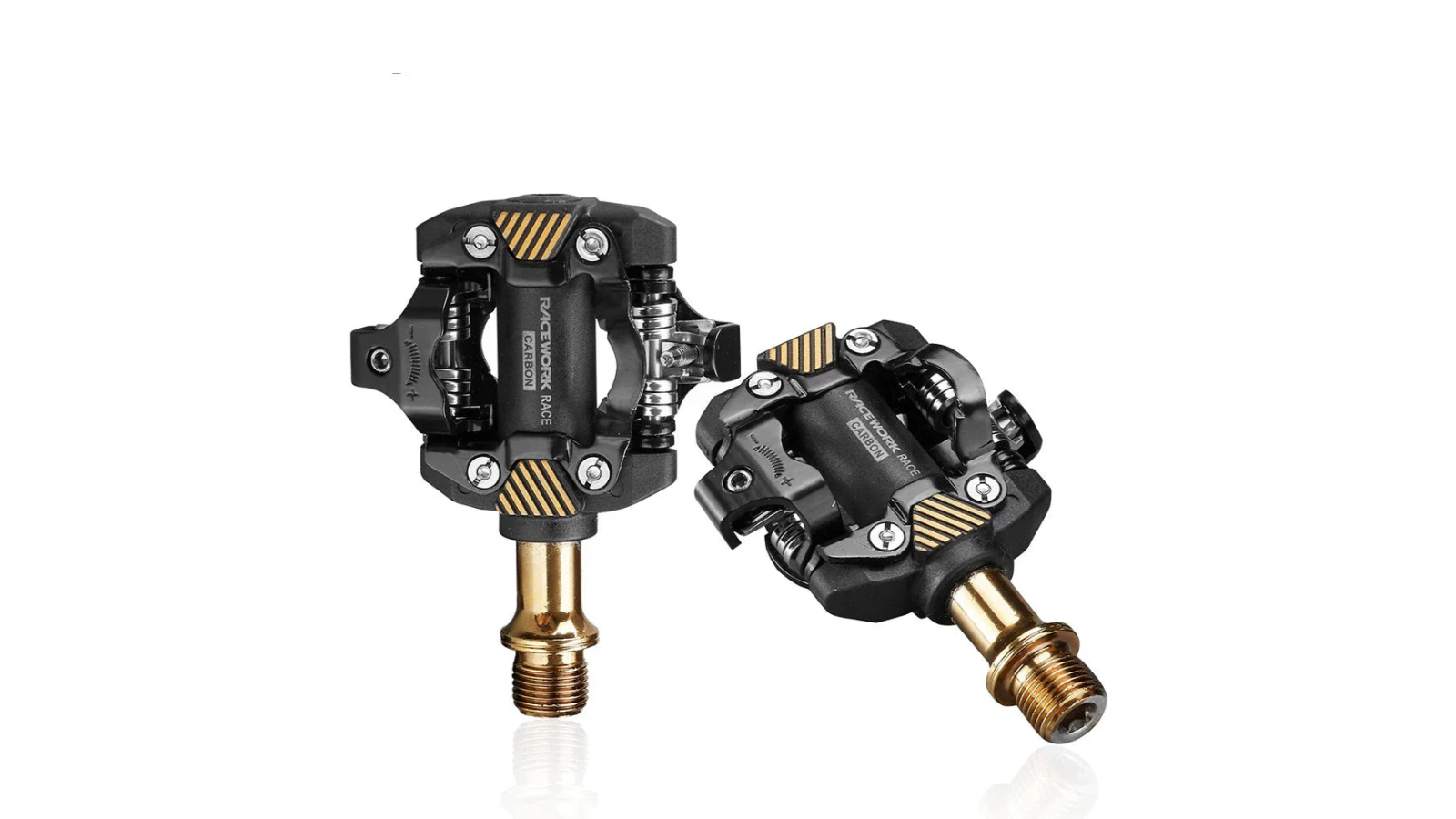 NNEOBA Self-Locking SPD Mountain Bike Pedal - Carbon Gold