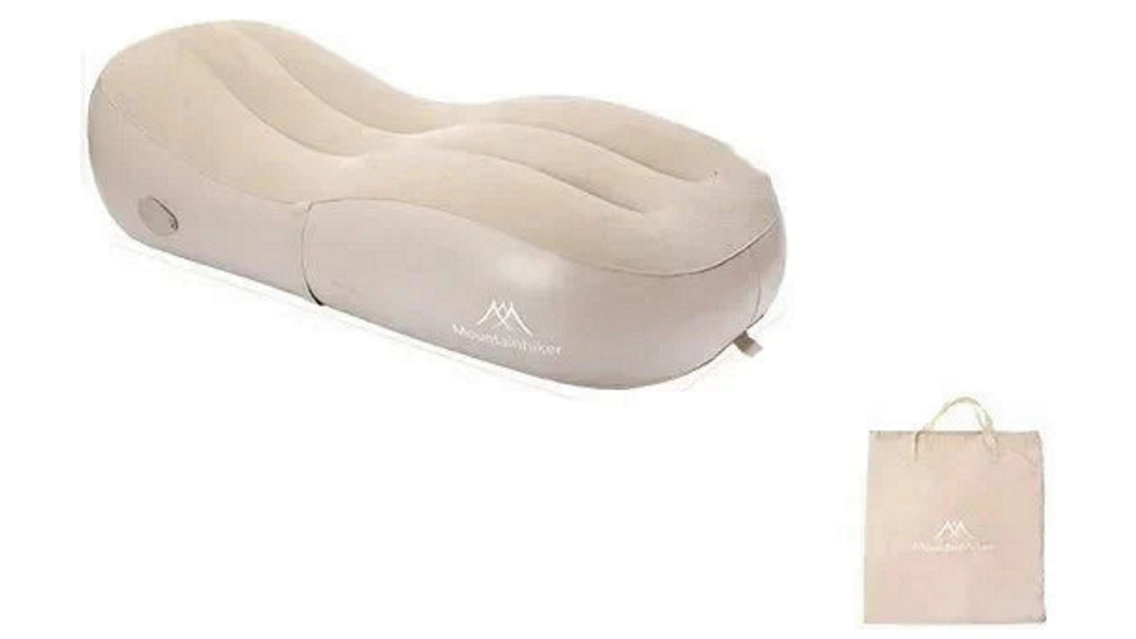 NNEOBA Khaki Fast Inflatable Air Sofa Bed Portable Automatic Camping Mattress