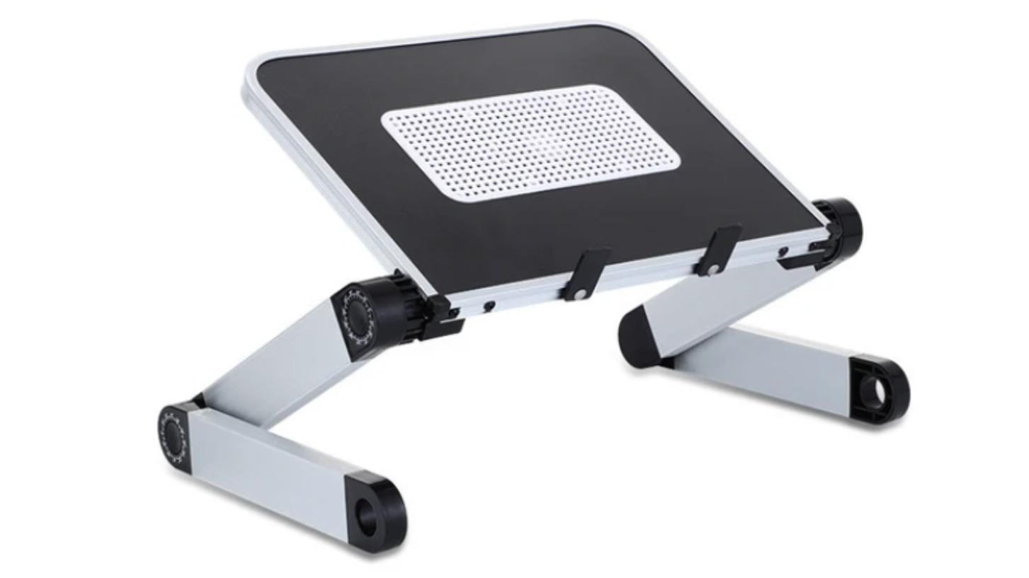 NNEOBA Adjustable Folding Laptop Desk with Cooler Fan