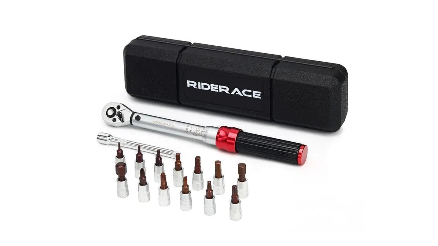NNEOBA Red Dual Direction Bicycle Torque Wrench/Socket Set
