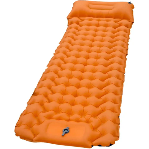 NNEOBA Sleeping Pad with Built-in Pillow Pump - Orange