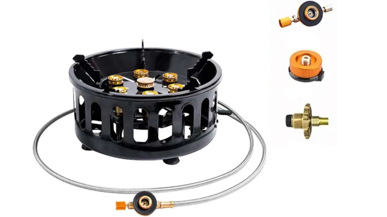 NNEOBA Black 19800W 7-Core High-Power Windproof Camping Stove