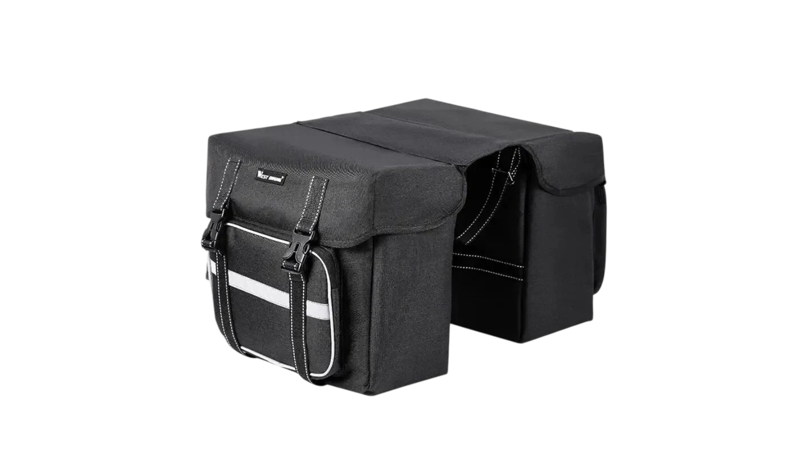 NNEOBA 25 Litre Rear Seat Double Pannier Cycling Bag - Black