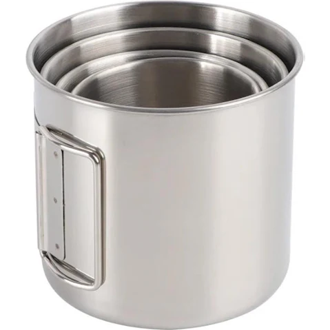 NNEOBA Portable Carabiner Mug with Foldable Handle