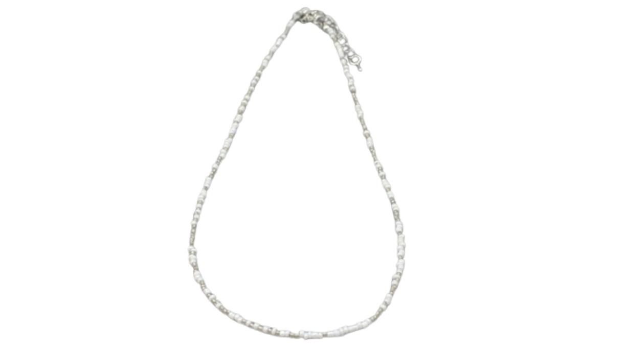 NNEOBA Simple Seed Beads Strand Choker Necklace
