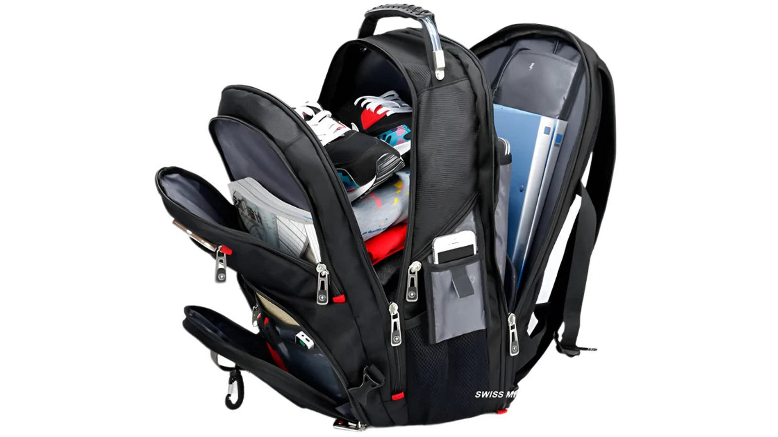 NNEOBA Travel Backpack Breathable Back Pad - Black