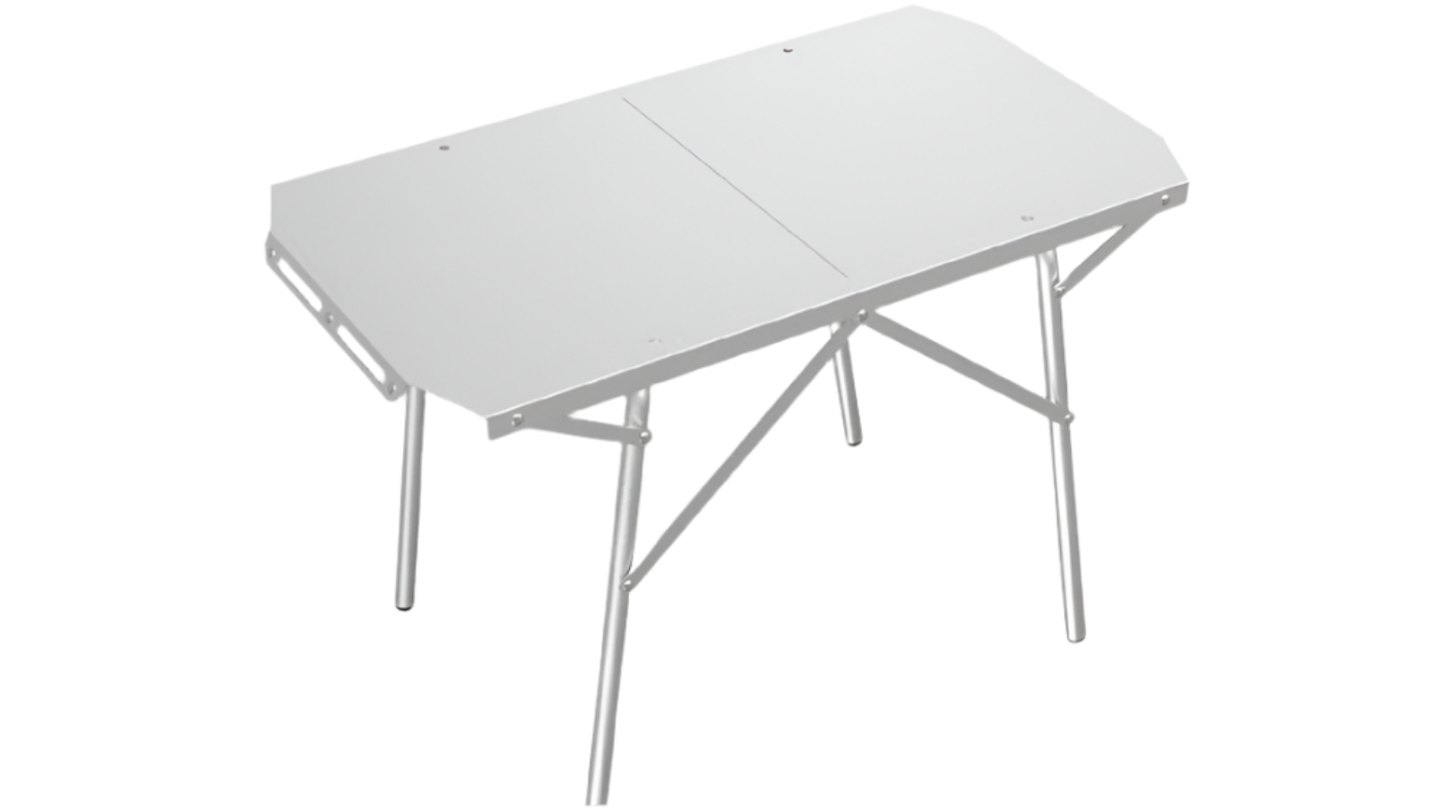 NNEOBA Silver Heat-Resistant Outdoor Folding Table