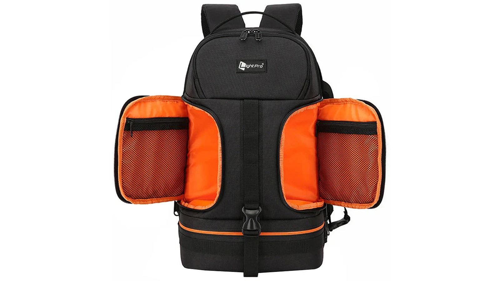 NNEOBA Orange Reflective Stripe Tripod Strap Camera Backpack