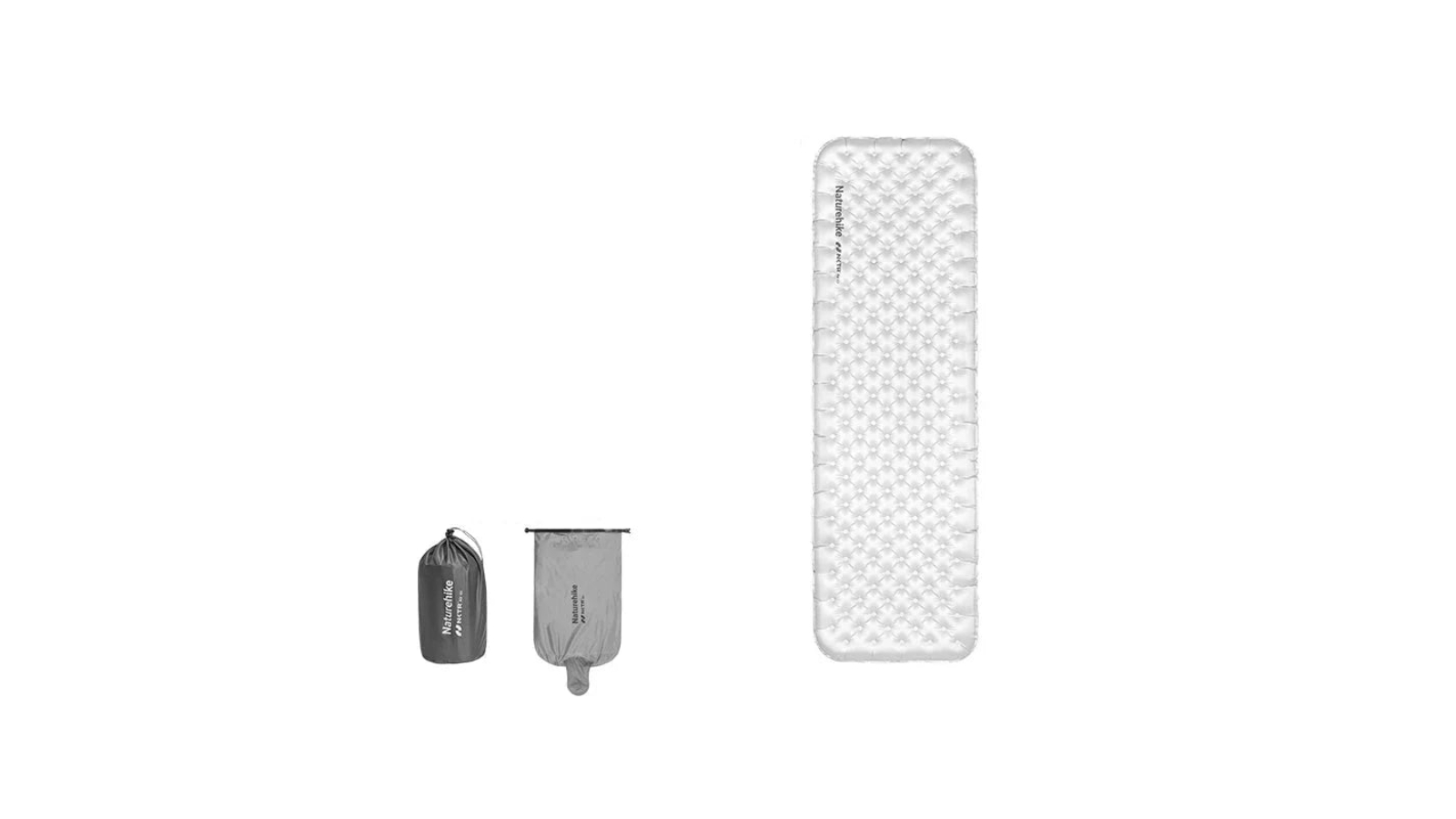 NNEOBA Inflatable 6.5 R-Value Thermal Air Mattress - White