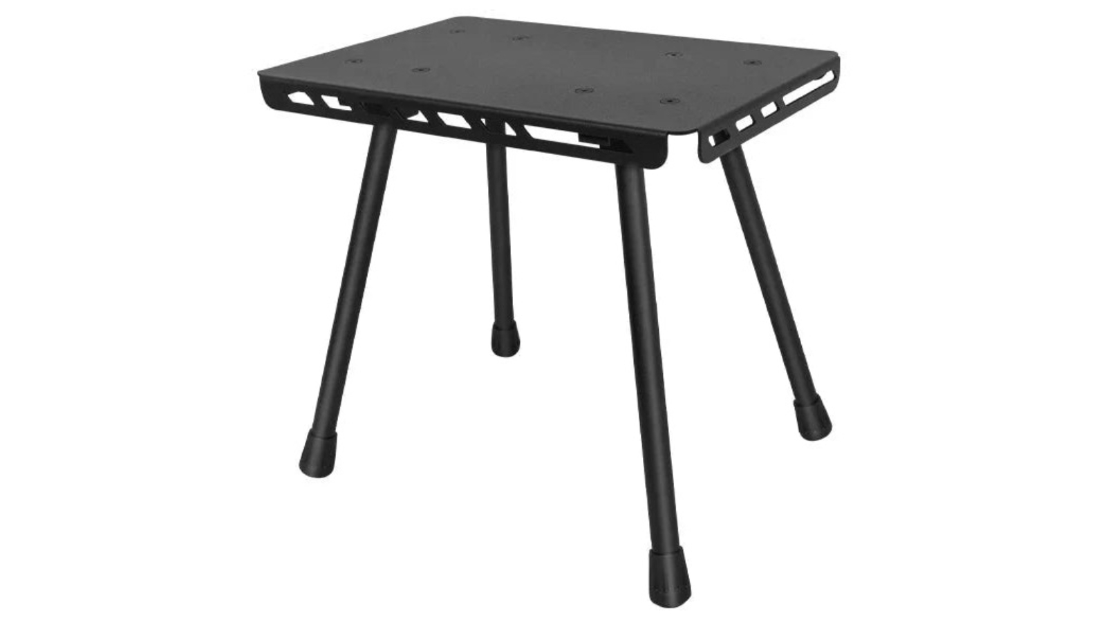 NNEOBA Folding Tactical Pony Seat Camping Stool - Black