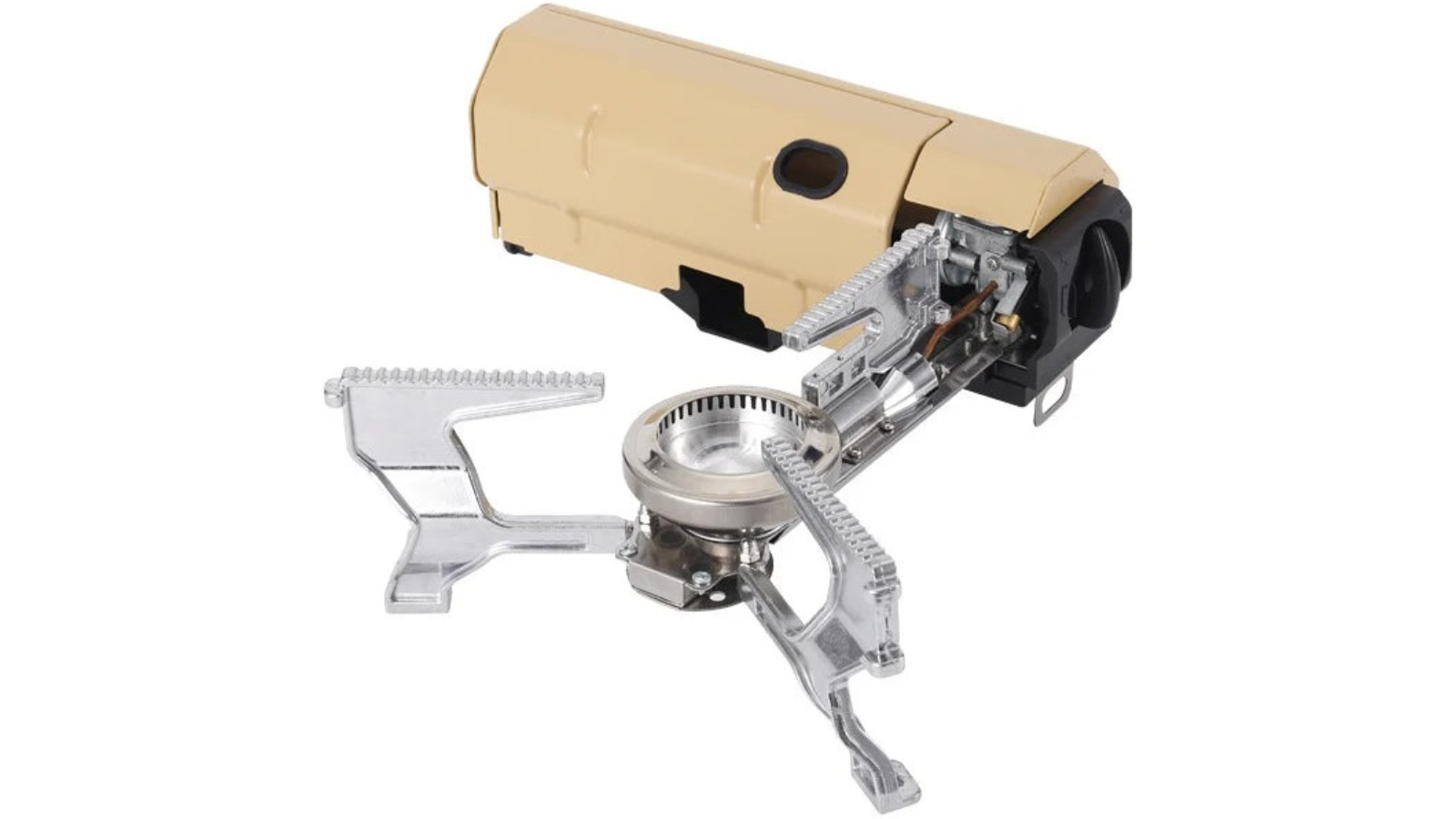 NNEOBA Khaki Portable Cassette Butane Camping Gas Stove