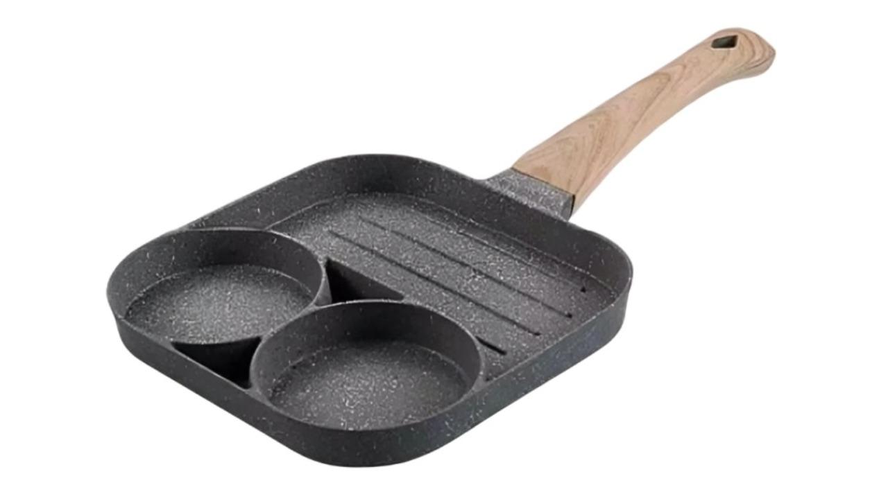 NNEOBA 4 Hole Frying Pan