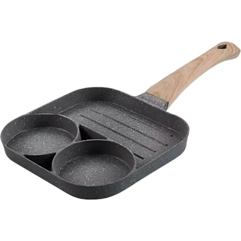 NNEOBA 4 Hole Frying Pan