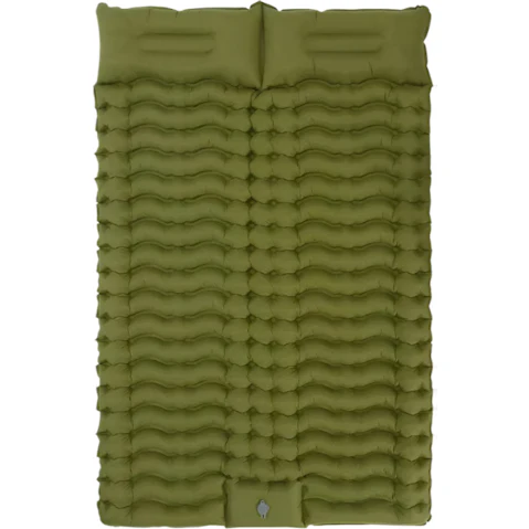 NNEOBA Double Self-Inflating Sleeping Pad Pillow - Green