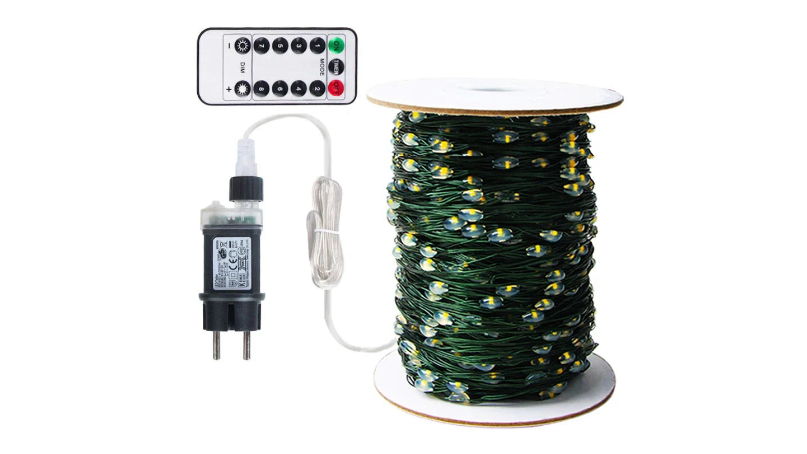 NNEOBA 120metre Outdoor LED String Lights Fairy - Warm White