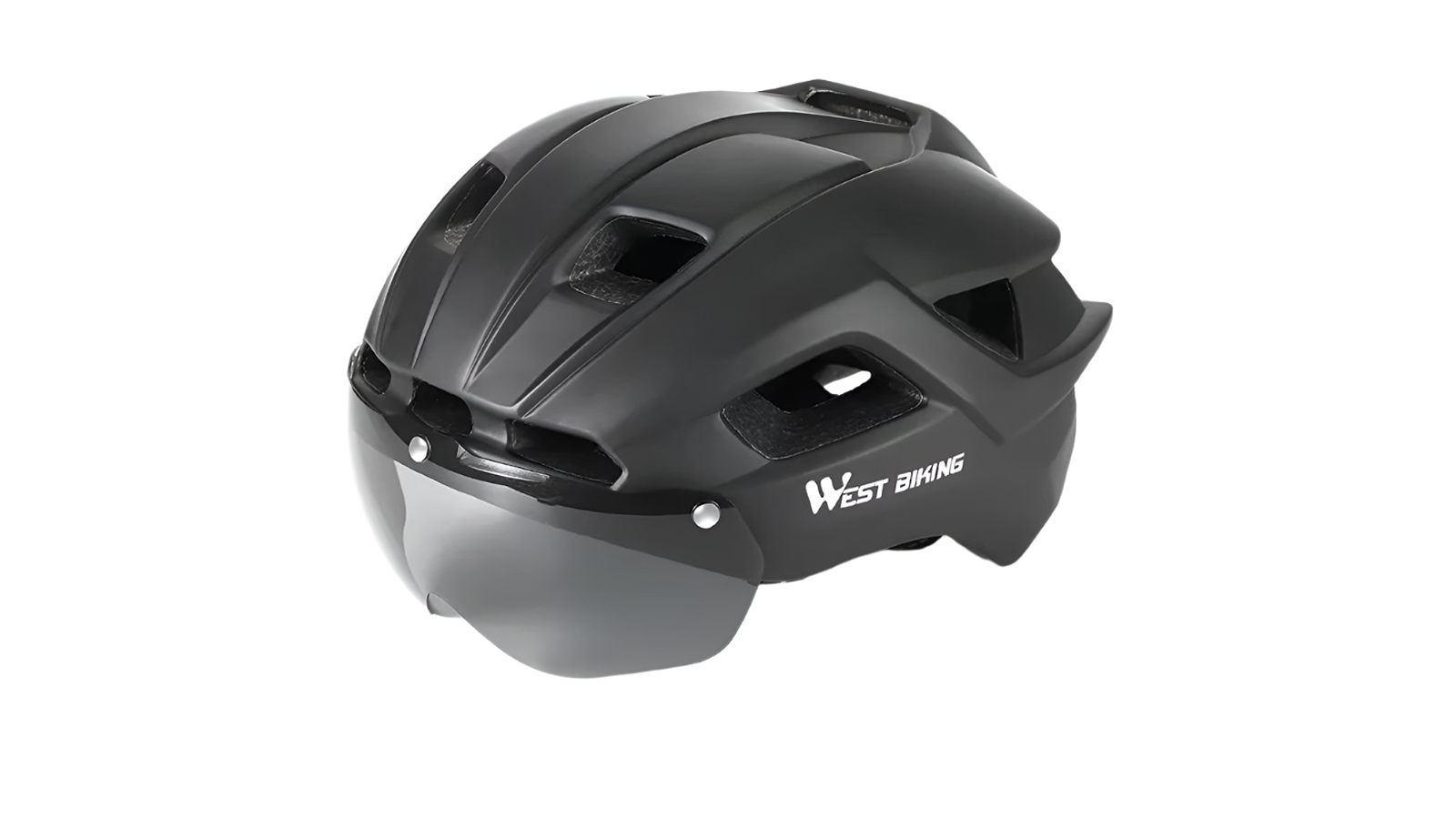 NNEOBA Titanium Ultralight Cycling Helmet with Magnetic Goggles, LED Taillight