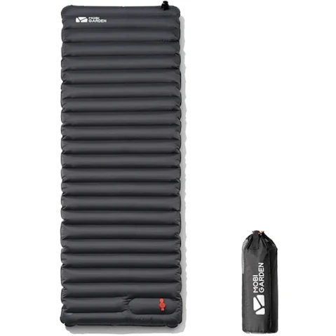 NNEOBA Single Inflatable Air Mat Sleeping Pad with Pump - Grey