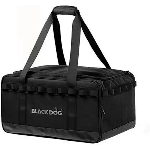 NNEOBA 30L Black Portable Camping Storage Bag Heavy-Duty Gear Organizer