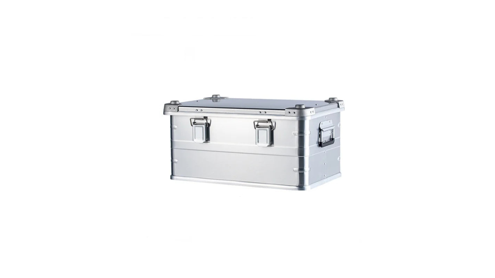 NNEOBA 50 Litre Outdoor Aluminum Alloy Storage Box - Silver