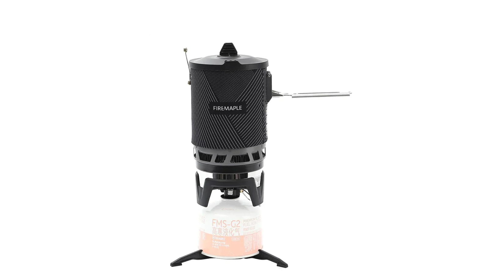 NNEOBA All-in-One Camping Stove with Piezo Ignition - Black