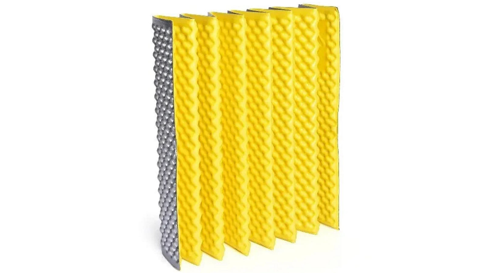NNEOBA Yellow Waterproof Foldable Camping Mat with Aluminum Film Portable Foam