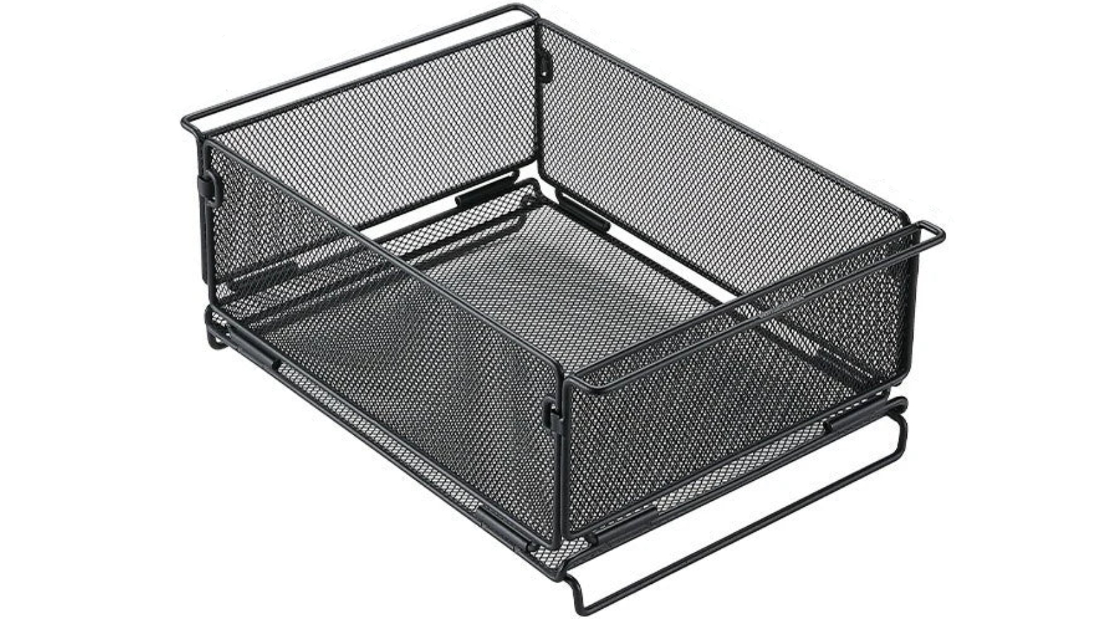 NNEOBA Silver IGT Outdoor Table Unit Basket Storage Net Cage