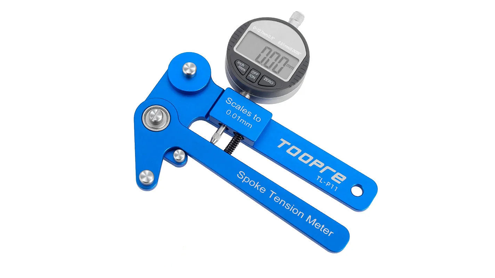 NNEOBA Blue Digital Mechanical Bicycle Spoke Tensiometer Rim Alignment