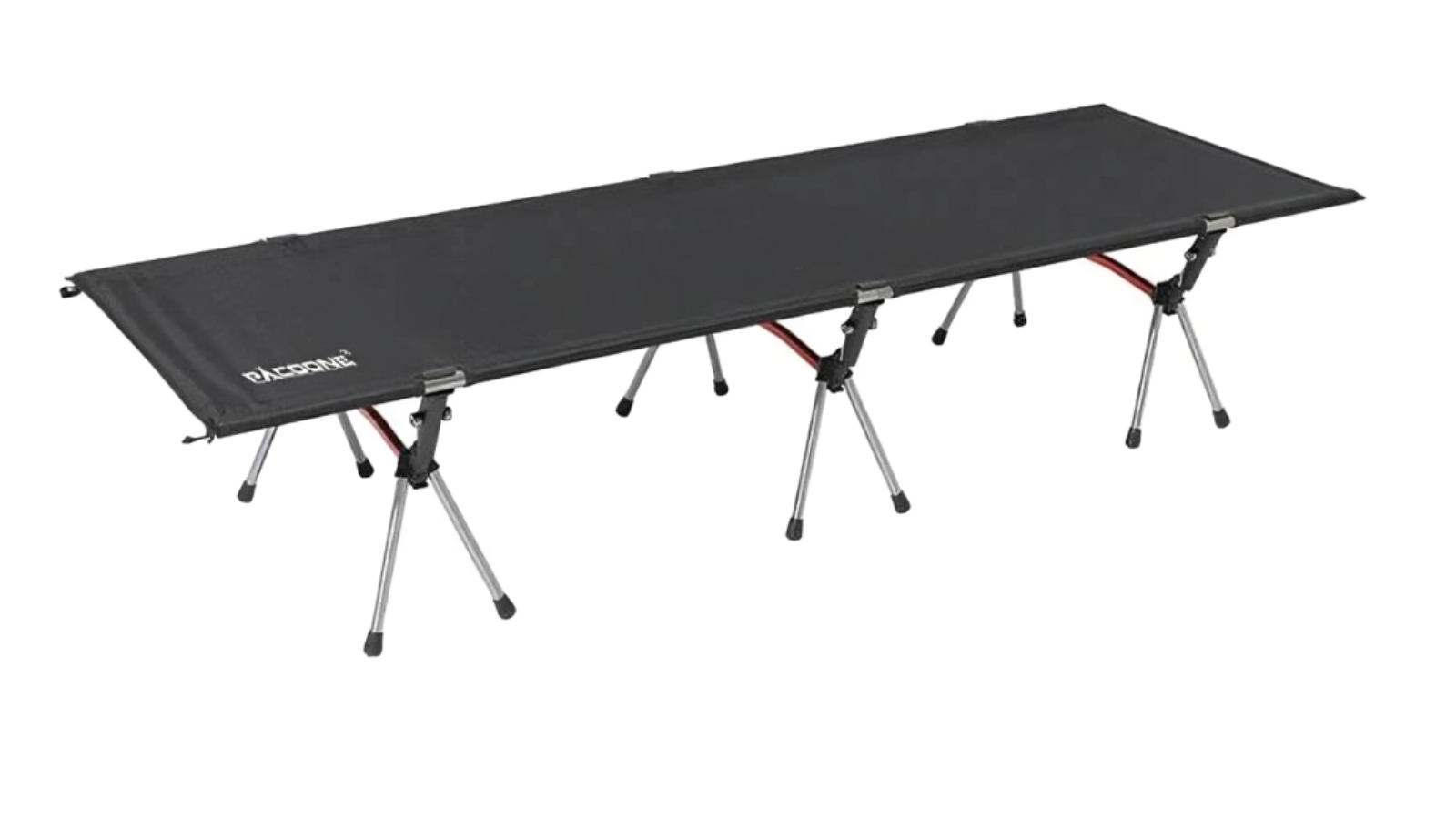 NNEOBA Lightweight Camping Cot Collapsible Sleeping Bed - Black