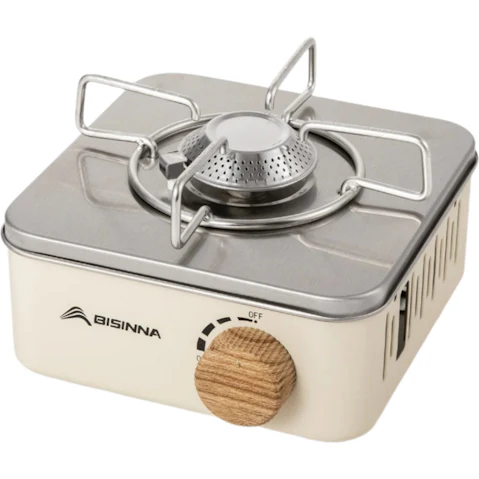 NNEOBA White 2800W High Firepower Cassette Furnace Portable Camping Gas Stove