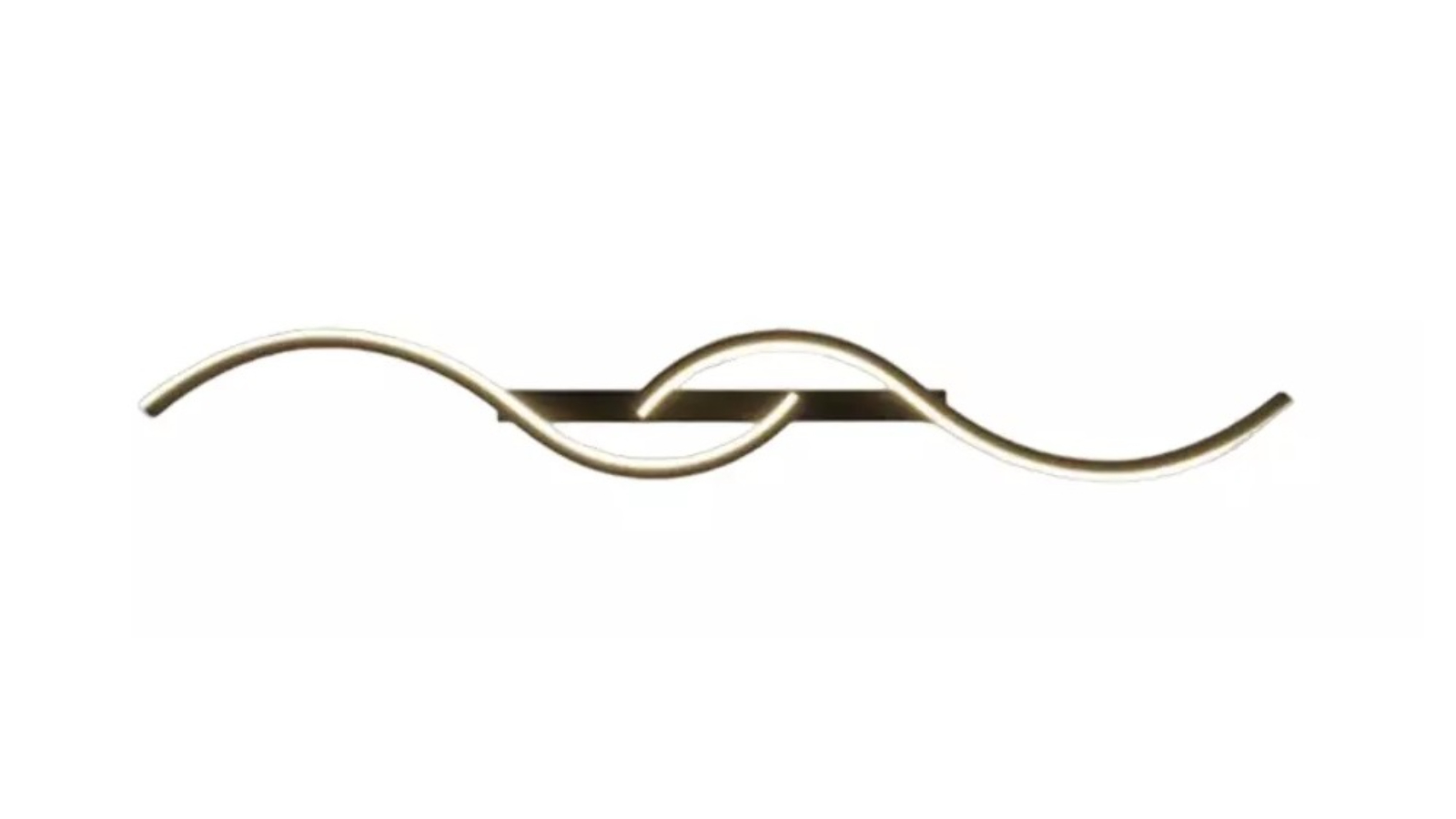 NNEOBA 100cm Minimalist LED Wall Lamp - Black