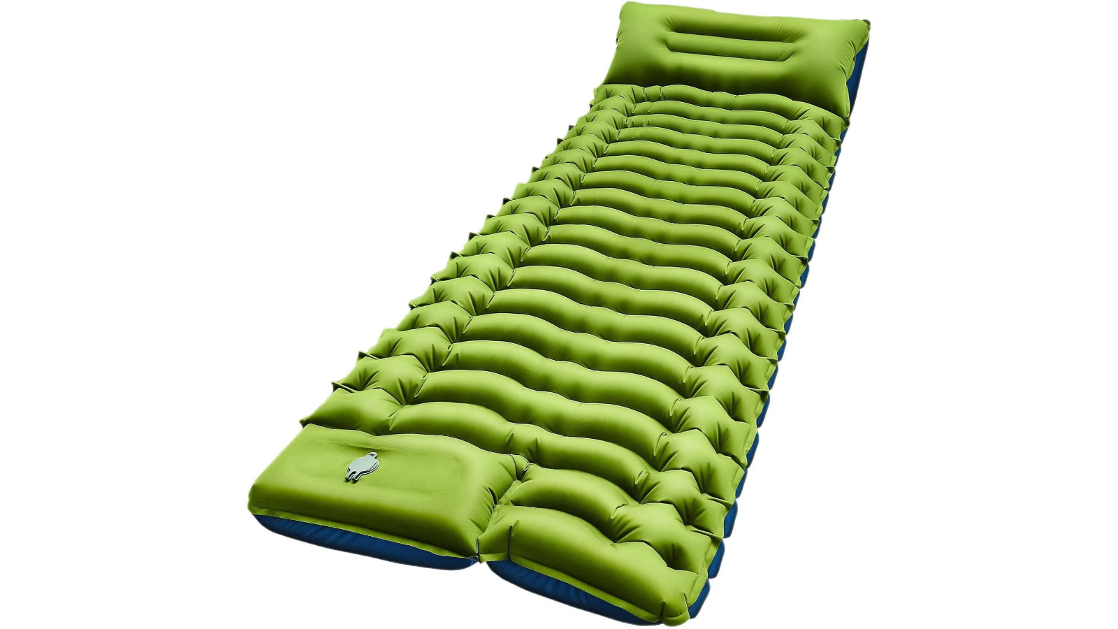 NNEOBA Inflatable Built-in Pillow Compact Sleeping Pad - Green