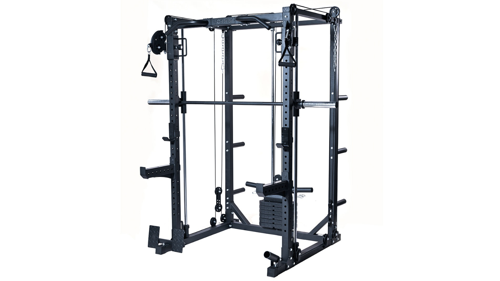 Orbit Fitness 3-in-1 Power Rack with Bench | Harvey Norman