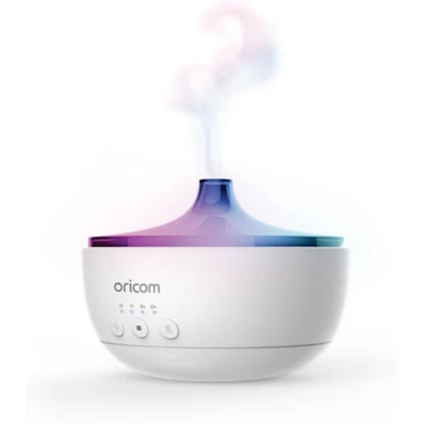 Oricom OBHAD200 4-in-1 Baby Aroma Diffuser, Humidifier, Night Light and Speaker