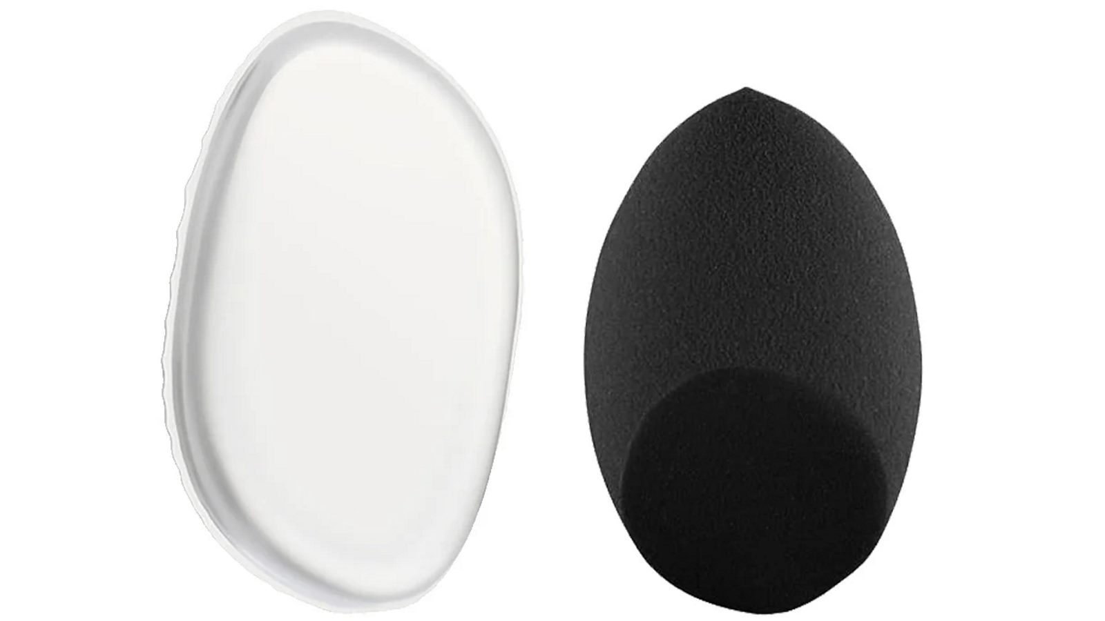 Cosmetix Olive Cut Beauty Sponge - Black | Harvey Norman