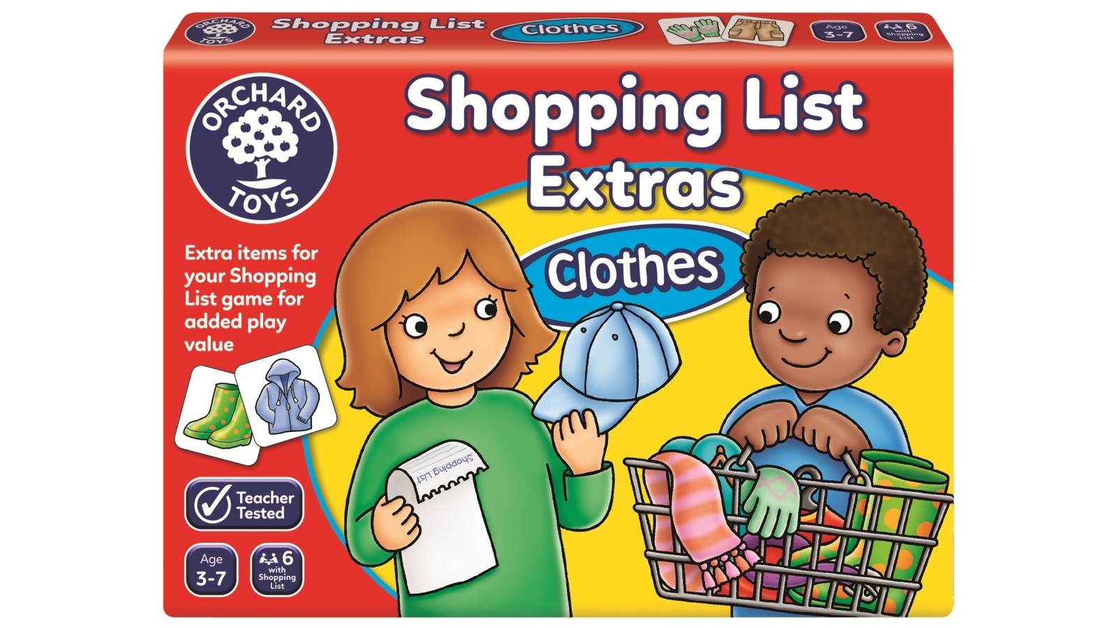 Orchard Game Shopping List Booster Pack Clothes