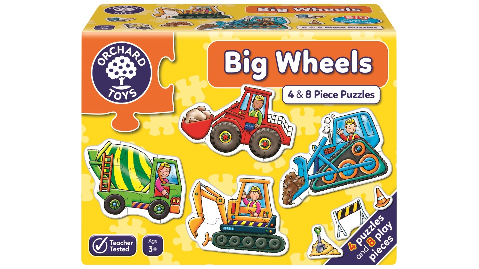 Orchard Jigsaw - Big Wheels 4 x 8 Piece