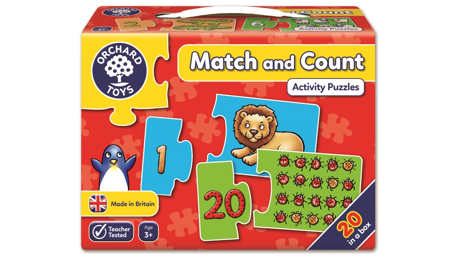 Orchard Match and Count 20-Pieces Jigsaw