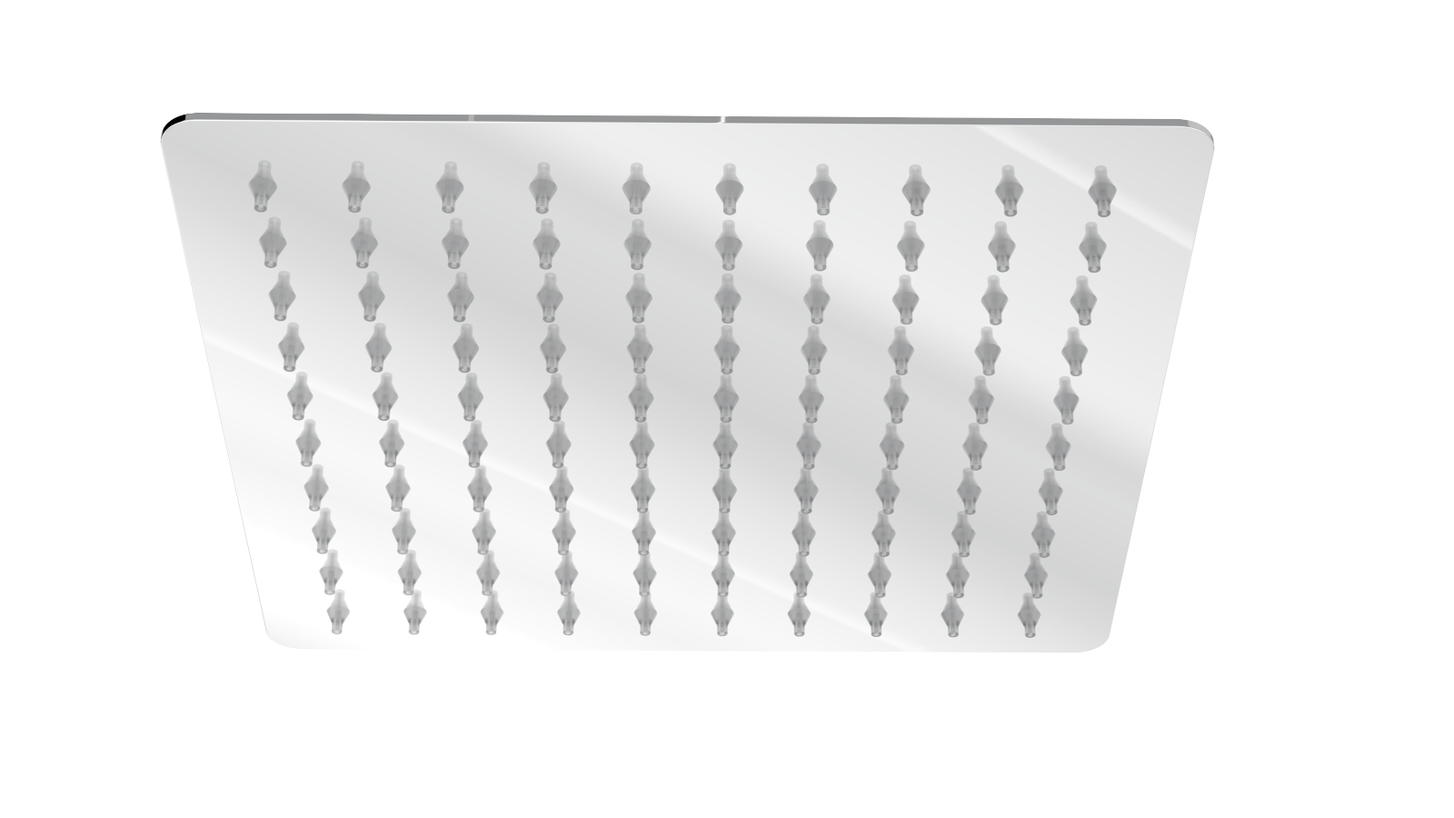 Linsol 200mm Ocean Square Shower Head  - Chrome