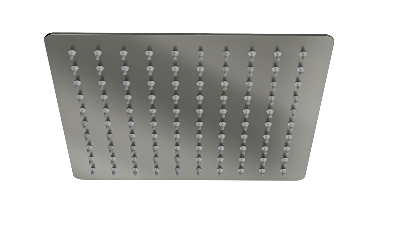 Linsol 200mm Ocean Square Shower Head  - Gunmetal