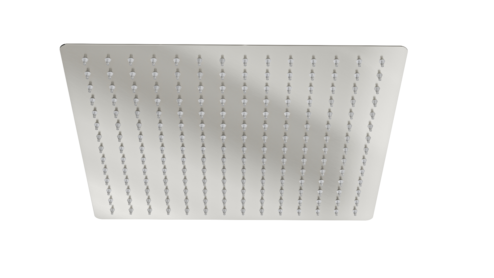 Linsol 300mm Ocean Square Shower Head  - Brushed Nickel