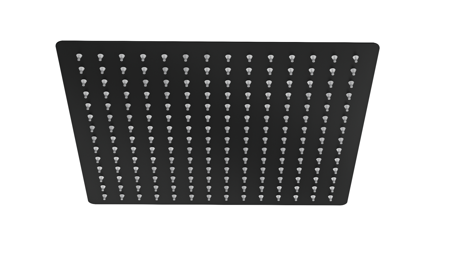 Linsol 300mm Ocean Square Shower Head  - Matte Black