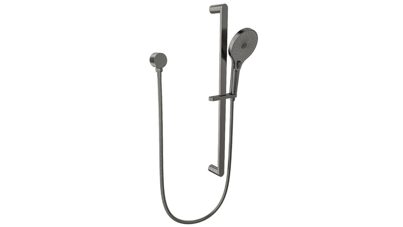 Linsol Oceanjet Multifunction Rail Shower - Gunmetal