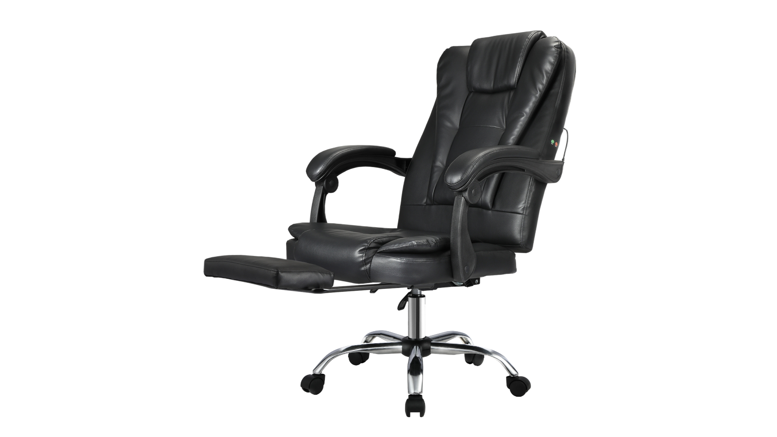 Oikiture Executive Gaming Massage Recliner Office Chair with Footrest