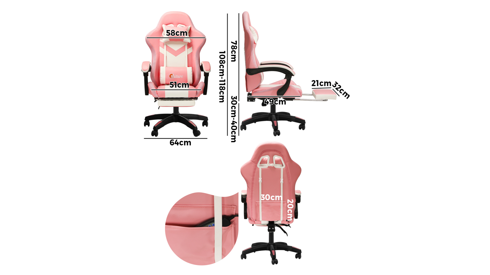 Intey lighting gaming chair best sale