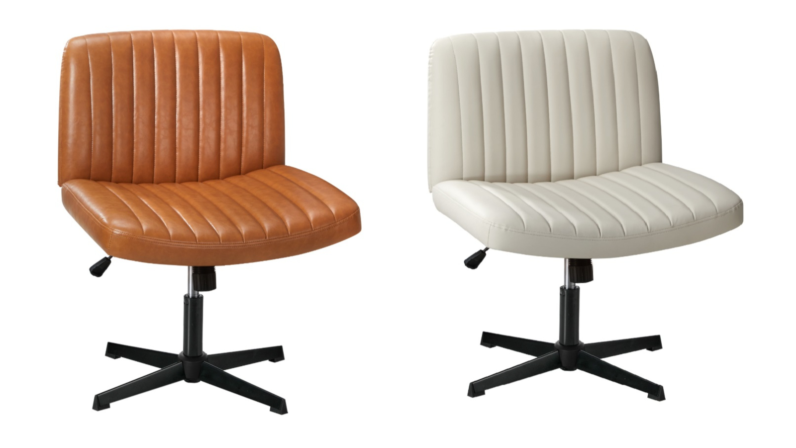 Oikiture Mid Back Armless Office Desk Chair Harvey Norman