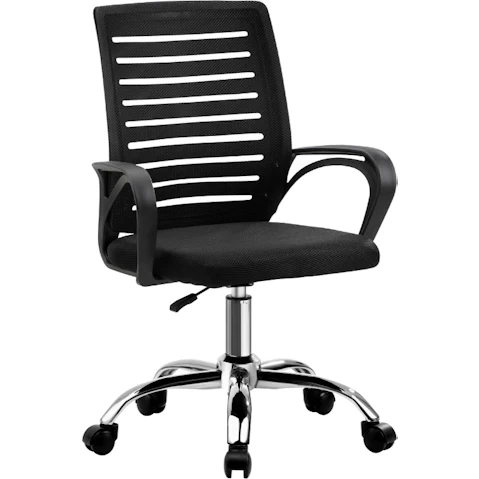 Oikiture Executive Mesh Office Chair - Black