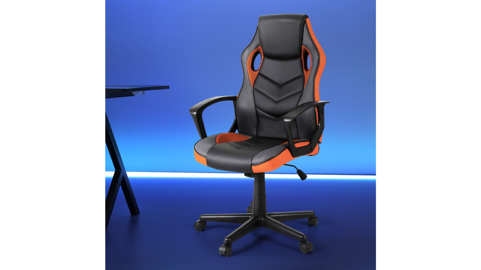 Artiss PU Leather Computer Gaming Office Chair Orange Harvey