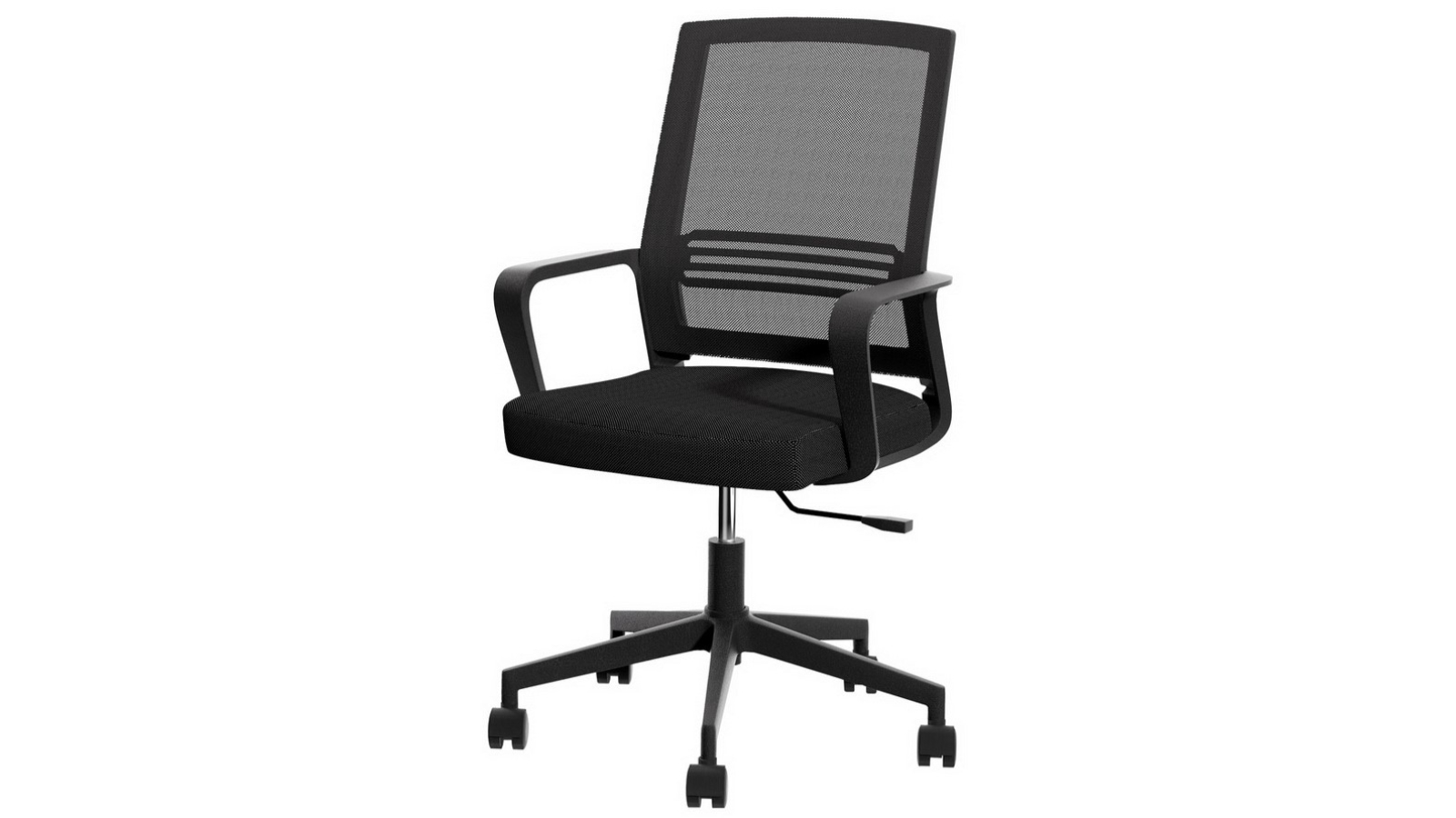 Artiss Mesh Mid Back Office Chair Black Harvey Norman