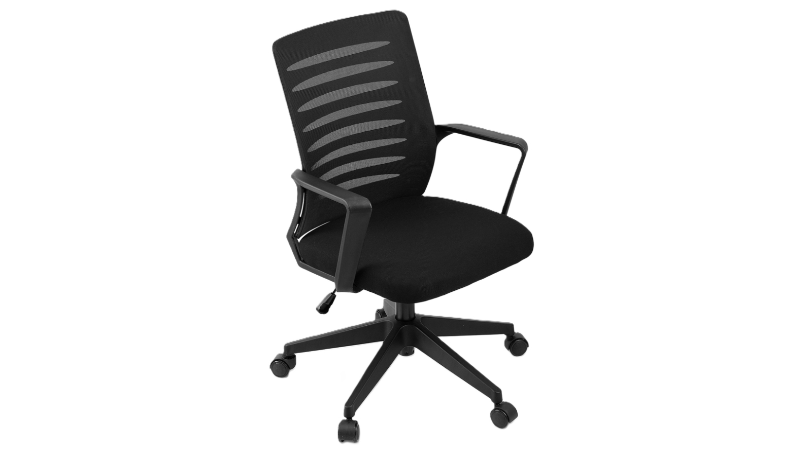 Artiss Ergonomic Mesh Swivel Office Chair with Lumbar Support - Black